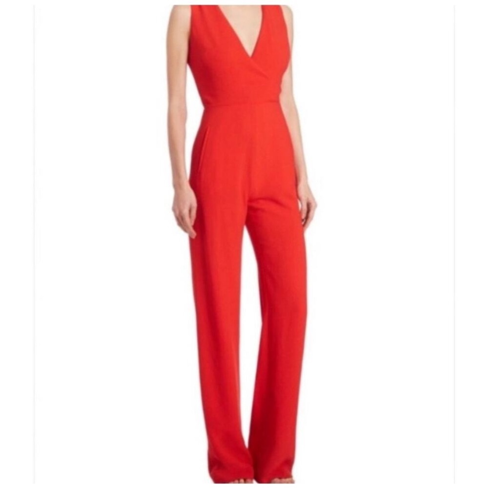 Tory Burch Vibrant Red Jumpsuit Size 4